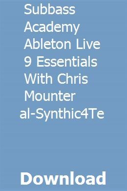 Download saxophone midi ableton live 9